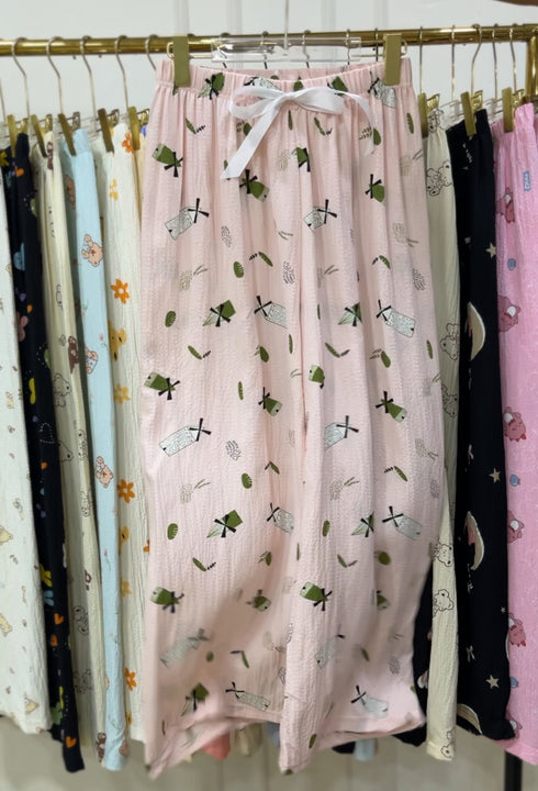 Summer Cute Print Loose Pyjamas